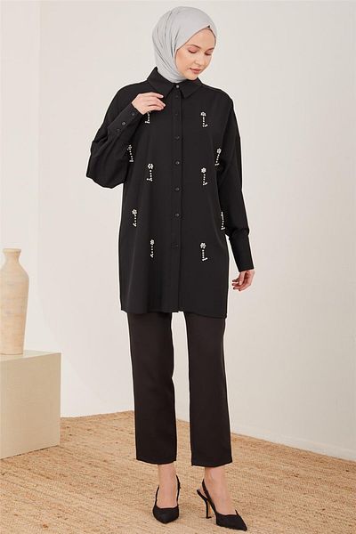 Armine Black Pants 23Y2029 - Comfortable and Stylish Design