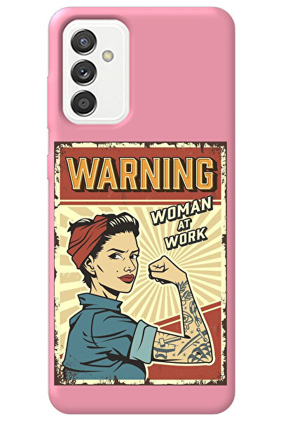 WANNA PROTECT حافظة هاتف سامسونج جالاكسي S24 بلس من السيليكون باللون الوردي م...