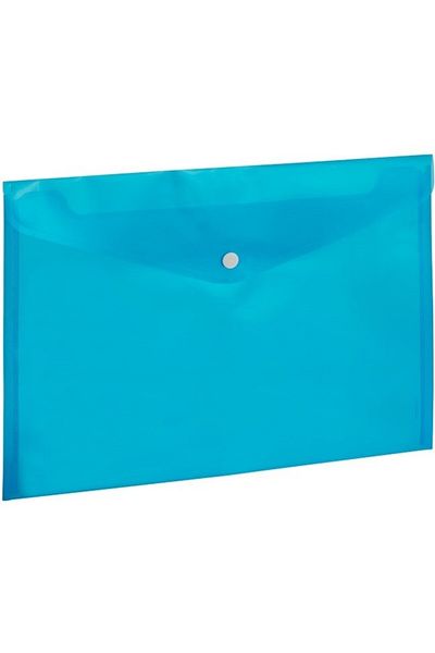 KRAF A4 Transparent Snap File 6 Pack