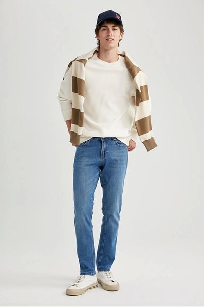 DeFacto A8935 Pedro Slim Fit Jean Παντελόνι