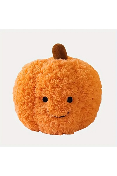 Choice وسادة يقطينة قطيفة 20 سم، لعبة يقطينة للهالوين، وسادة زينة، ديكور منزلي