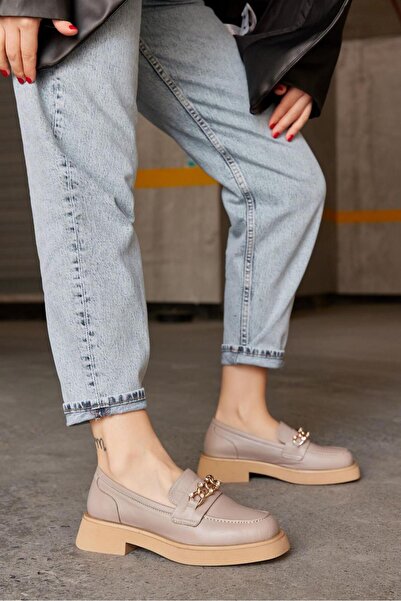 NILUFARR Lucca Vizon Натуральна шкіра Кам'яні жіночі лофери