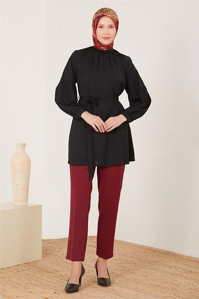 Armine Pantaloni roșii Claret - Model 23yd9253
