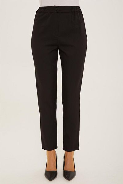 Armine Black Pants 22K2029 - Relaxed Fit
