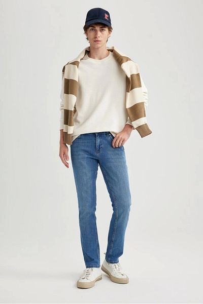 DeFacto A8935 Pedro Slim Fit Jean Παντελόνι