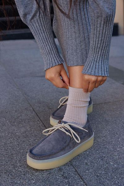 NILUFARR Pantofi de damă cu șireturi din piele naturală James Grey