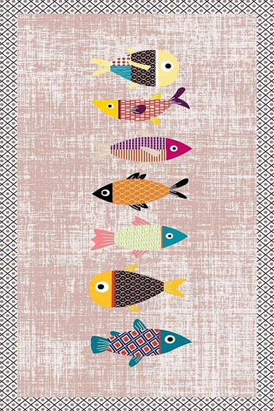 West Home Non-Slip Based - Digital Printed Kitchen Rug