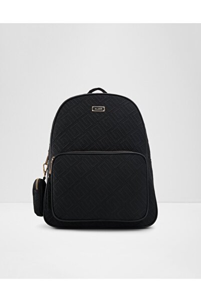 Aldo Women's Black Backpack And Coin Purse Set With 2 Compartments