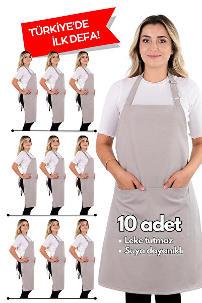 sevilya 10 قطع من مآزر المطبخ البسيطة القابلة للتعديل