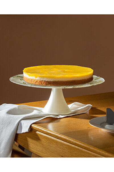Citron Footed Cake Stand - Pearl - 33 cm