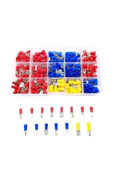 Choice 280PCS set Kit Crimp Spade Terminal Assorted Electrical Wire Cable Connector Kit Crimp Spade Insu...
