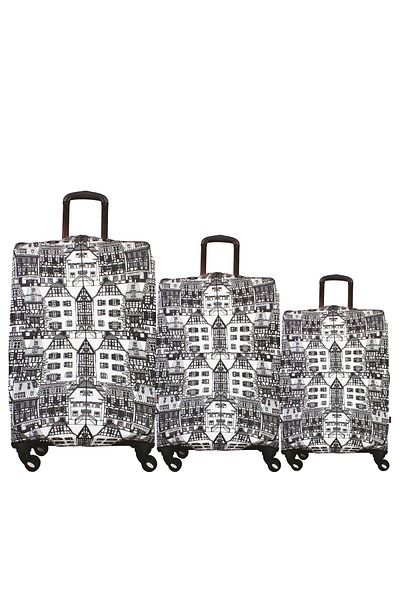 MY SARACİYE My Saracye Luggage Cover Set - Large, Medium and Cabin Size Luggage Cover, My 05 Amsterdam