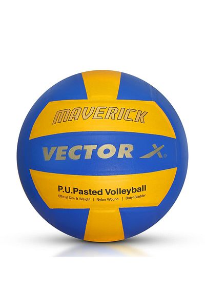 Vector X Maverick-18P Volleyball, Adult, yellow-blue
