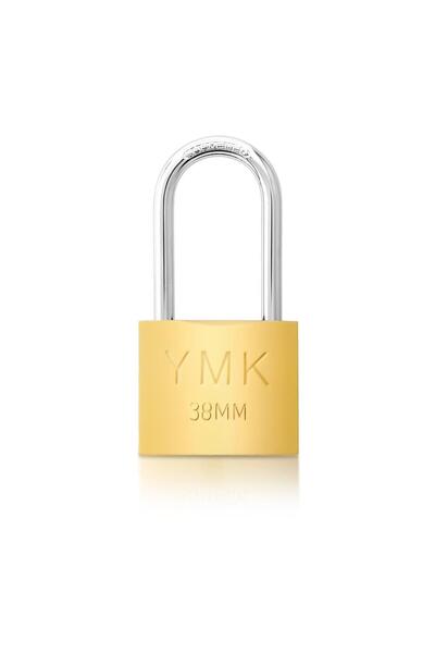 YMK Padlock Yellow Long 38 mm Ymk-1238Bl