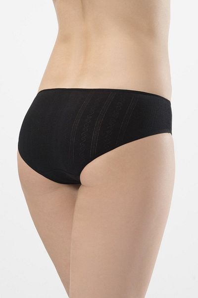 TÜREN 256 Chiloți de bikini din bumbac jacquard pentru femei, pachet de 2