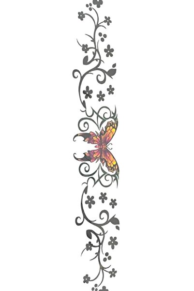 Barly Geçici Bel Ve Bacak Dövme Tattoo
