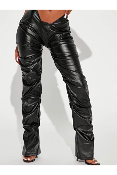 theanemos Dare Siyah V Kesim Pantolon