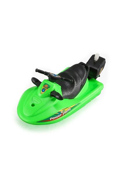 Choice Random Color B Wind-Up Speed Boat Bath Toy for Kids, Creative Winter Tub Adventures Enhancing Imagin