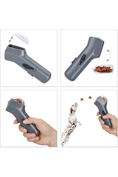 Soillium Kedi ve Köpek İçin Akıllı Hazneli Mama Fırlatma Oyuncağı Eğlenceli Egzersiz Besleyici Oyun Arkadaşı