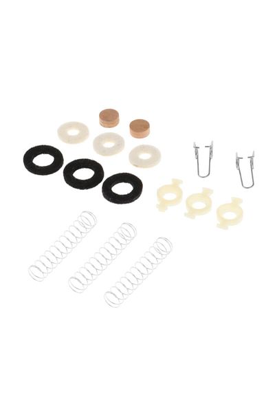 Choice 16pcs Trumpet Piston Repair Kit Spring Rest Felt Pad Valve Cork Pad for Trumpet Cornet Replacemen...