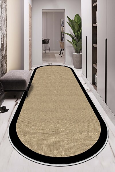 West Home Wicker Oval Runner for Home Decoration - Non-Slip Base, Washable Machine