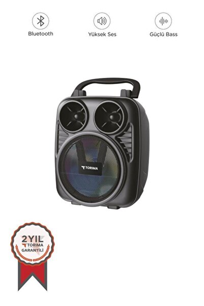 Torima Bluetooth Hoparlör Telefon Tutacaklı Taşınabilir Şarjlı USB TF Kablosuz Speaker D32 Siyah