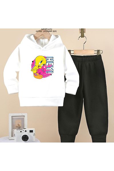 BENROMA Hey Printed Unisex Σετ φόρμας για παιδιά - Oversize Fit