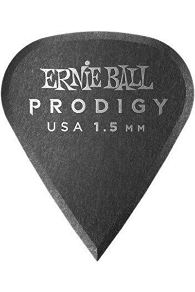 Ernie Ball P09335 1.5MM Black Sharp Prodigy Pena (6 Adet)