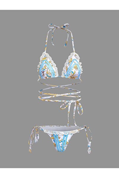 theanemos Pure White Bikini Takımı