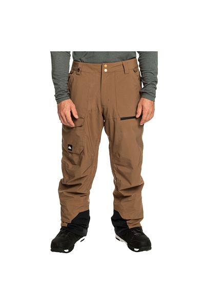 Quiksilver Utility Pt Men's Snowboard Pants Brown Men's Snowboard Pants