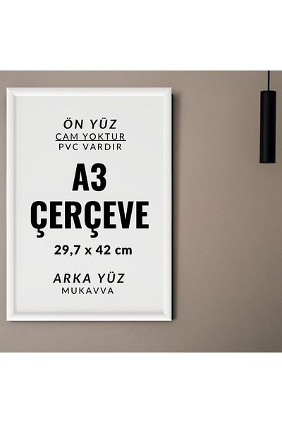 CreaWitch A3 White Pvc Frame - 30X42 cm with Puzzle Document, Certificate and Photo Picture