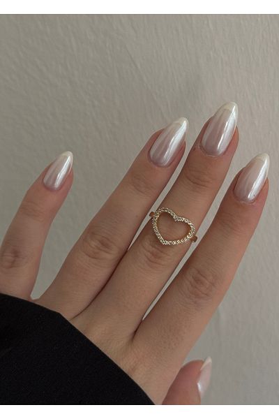KİLİGİSTANBUL Adjustable Hollow Inside Heart Ring