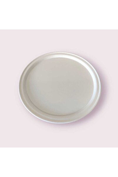 EceAksesuar Metal Single Presentation Tray - Decorative Tea, Coffee and Pastry Serving 17 cm