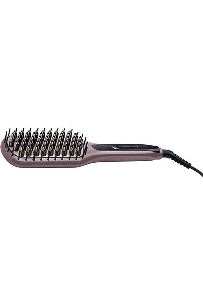 Remington Keratin Radiance Sleek And Smooth Heated Brush RECB 7401, Brown