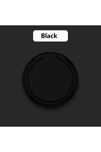 Choice حامل خاتم الإصبع الأسود مع مقبض يدور 360 درجة للهاتف المحمول والسيارة ...