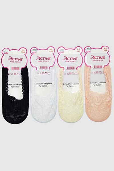 Pamuksu 12-Piece Assortment Active Girl's Ballerina Mesh - Pack