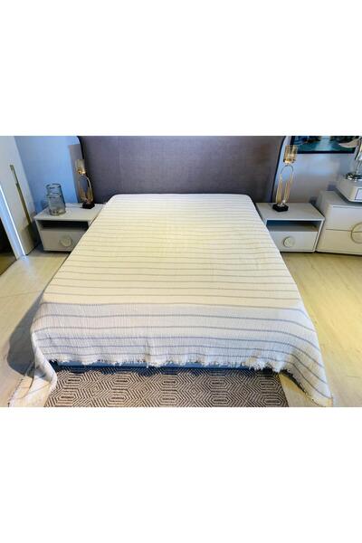 Demet Çeyiz Aksesuar بطانية موسلين مزدوجة 4 طبقات 220*240 سم