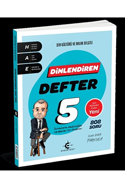 Arı Yayıncılık ARI YAYINCILIK 5. Sınıf Eker Test Dinlendiren Defter