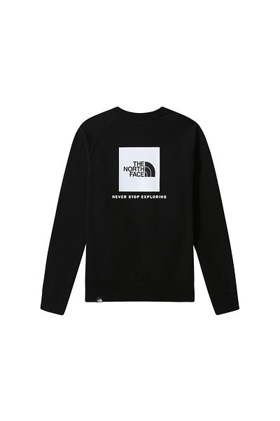 THE NORTH FACE Men's Outdoor Black Sweatshirt - m Raglan Redbox Crew, Nf0A4Sz9Jk31
