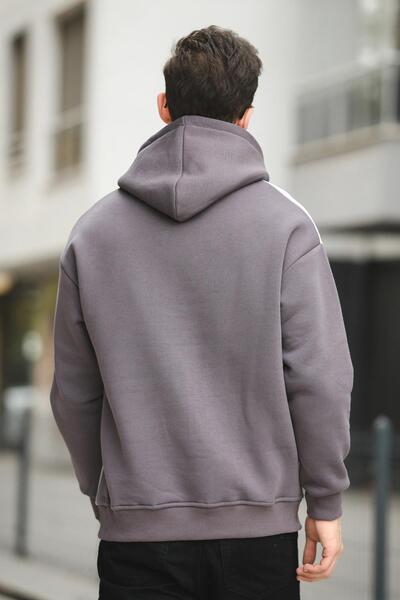 Oksit Чоловічий світшот Placide з трьох ниток бавовняний з капюшоном