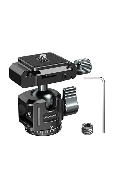 Choice black Quick Release Aluminum Tripod Ball Head w Arca Swiss +Cold Shoe Camera Mount for DSLR Camera M