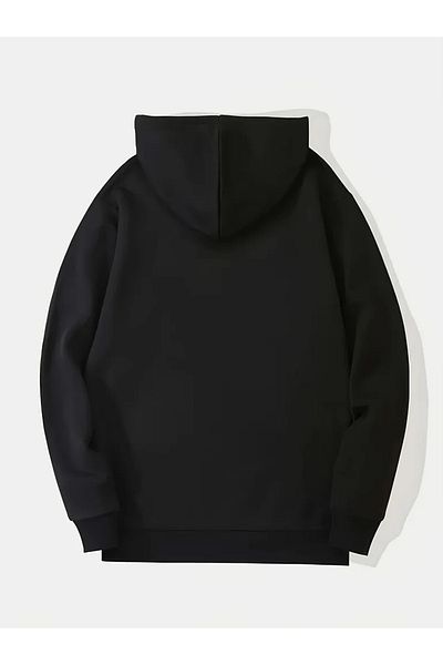 KUAS The End Unisex Oversize Hooded Cotton Sweatshirt - 3 Thread