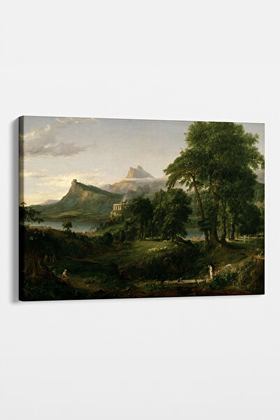 TabloShop Thomas Cole - İmparatorluğun - Pastoral Devlet Tablosu