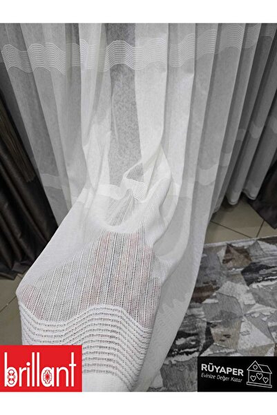 Brillant Rüyaper Italian Series Trend Product Tight Pleat Victorian Tulle Curtain Suitable for All Rooms