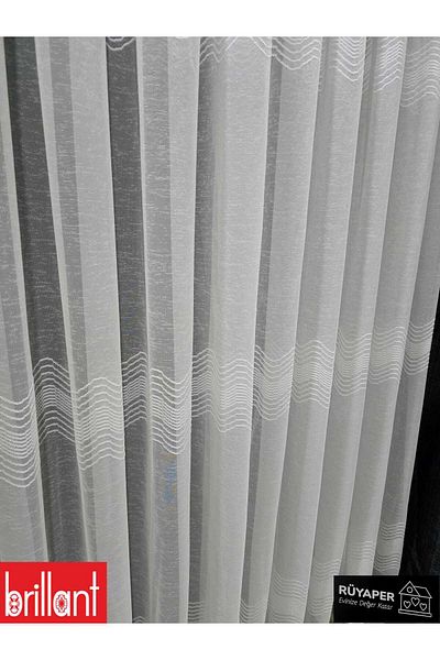 Brillant Rüyaper Italian Series Trend Product Tight Pleat Elena Tulle Curtain Suitable for All Rooms