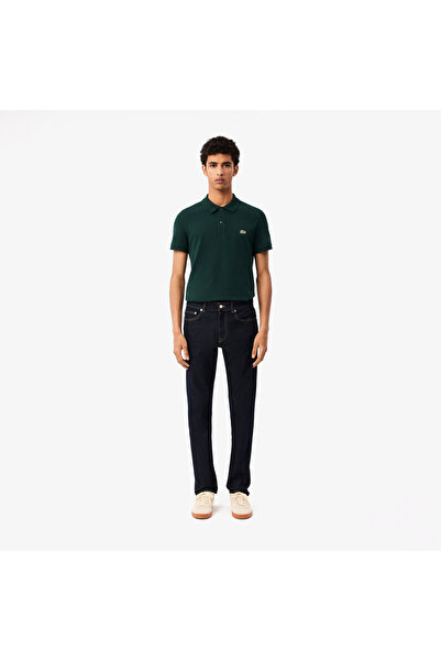 Lacoste Erkek Slim Fit Koyu Mavi Jean Pantolon