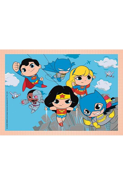 CLEMENTONI Dc Super Friends 4 in 1 Puzzle 72 Pieces 21520