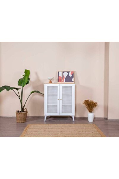 VOW HOME LIVING Calvin Büfe Beyaz Hazeran %100 Mdf