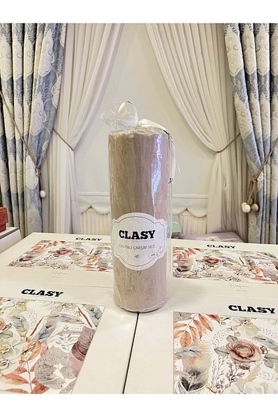 Clasy Single Minel Sheet - Elastic, Brown, 100X200