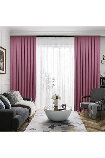 YS PERDE TASARIM Honeycomb Textured Velvet Modern High Quality Background Cur...